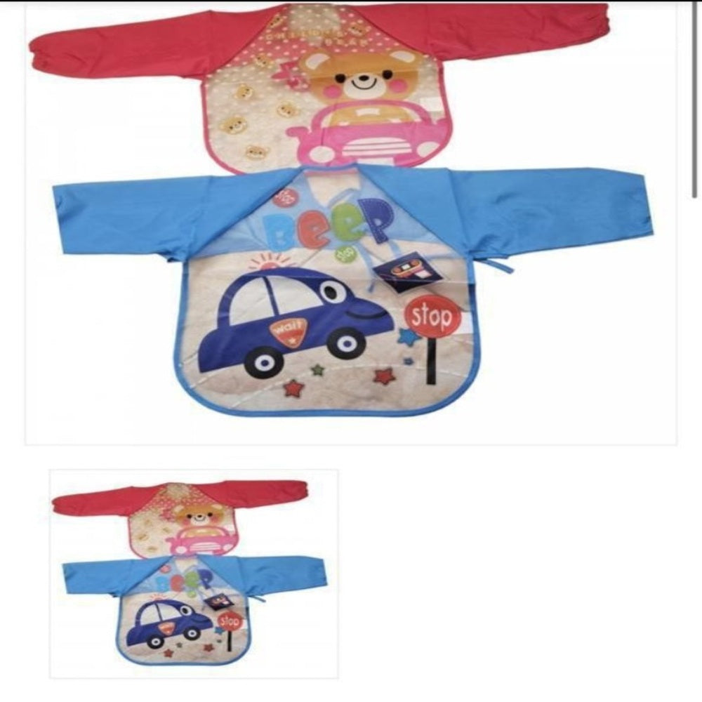 Tablier à manches longues imperméable pour enfant