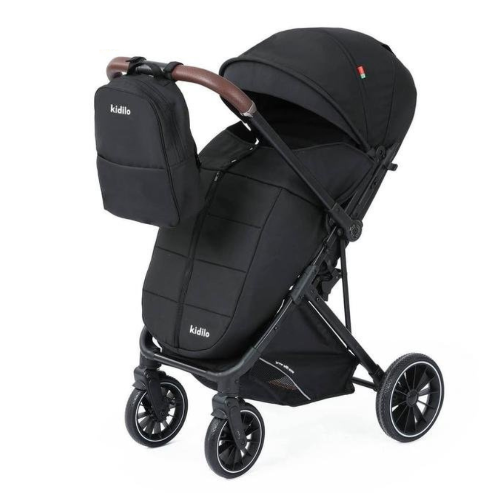 Poussette Kidilo 3en1 Premium - Pack Hiver Complet