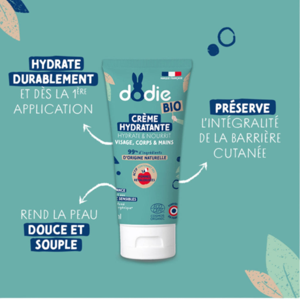 Dodie-crème hydratante certifiée bio
