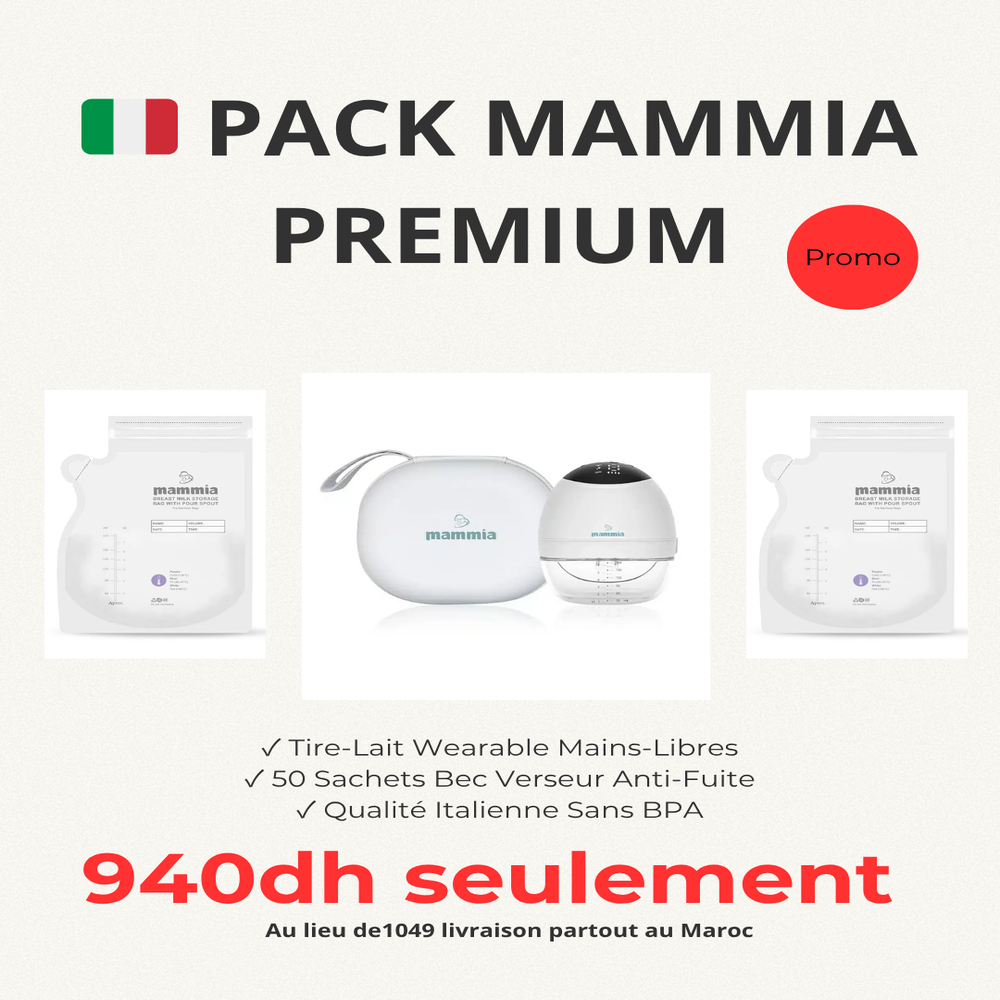 Pack mammia premium- tire-lait +50 sachets