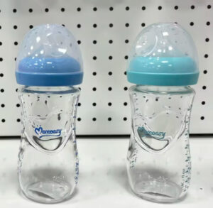 Biberon en Verre Anti-Colique Momeasy 240ml - Tétine Silicone 0m+