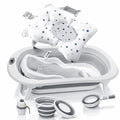 Baignoire Pliable avec Transat de Bain Intégré