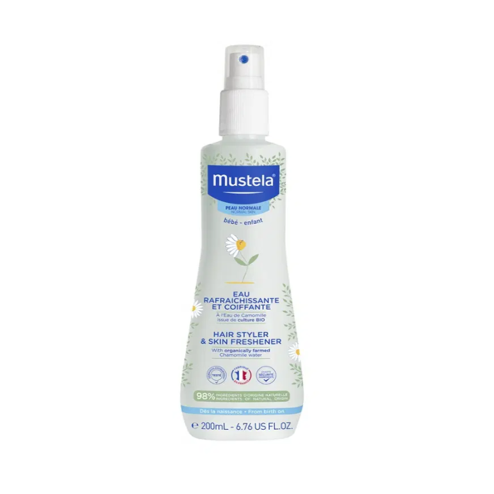 Mustela Eau Rafraîchissante et Coiffante 200ml - Camomille Bio
