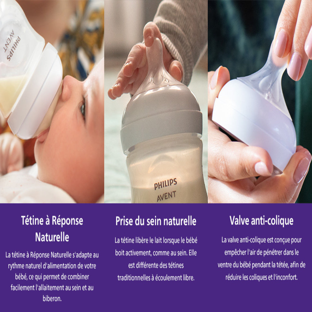 Tétines Philips Avent Natural Response x2 - Choisir Flow