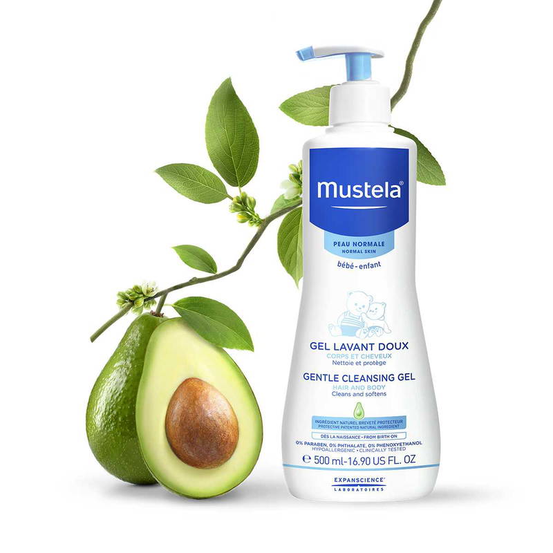 Pack Mustela Bébé 3en1 - Gel + Lait + Crème Change 🧴👶